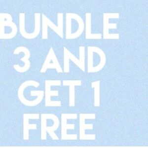 Buy 3 - get 1 free. $15 or less